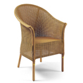Lloyd Loom of Spalding Belvoir Armchair with Skirt C002S
